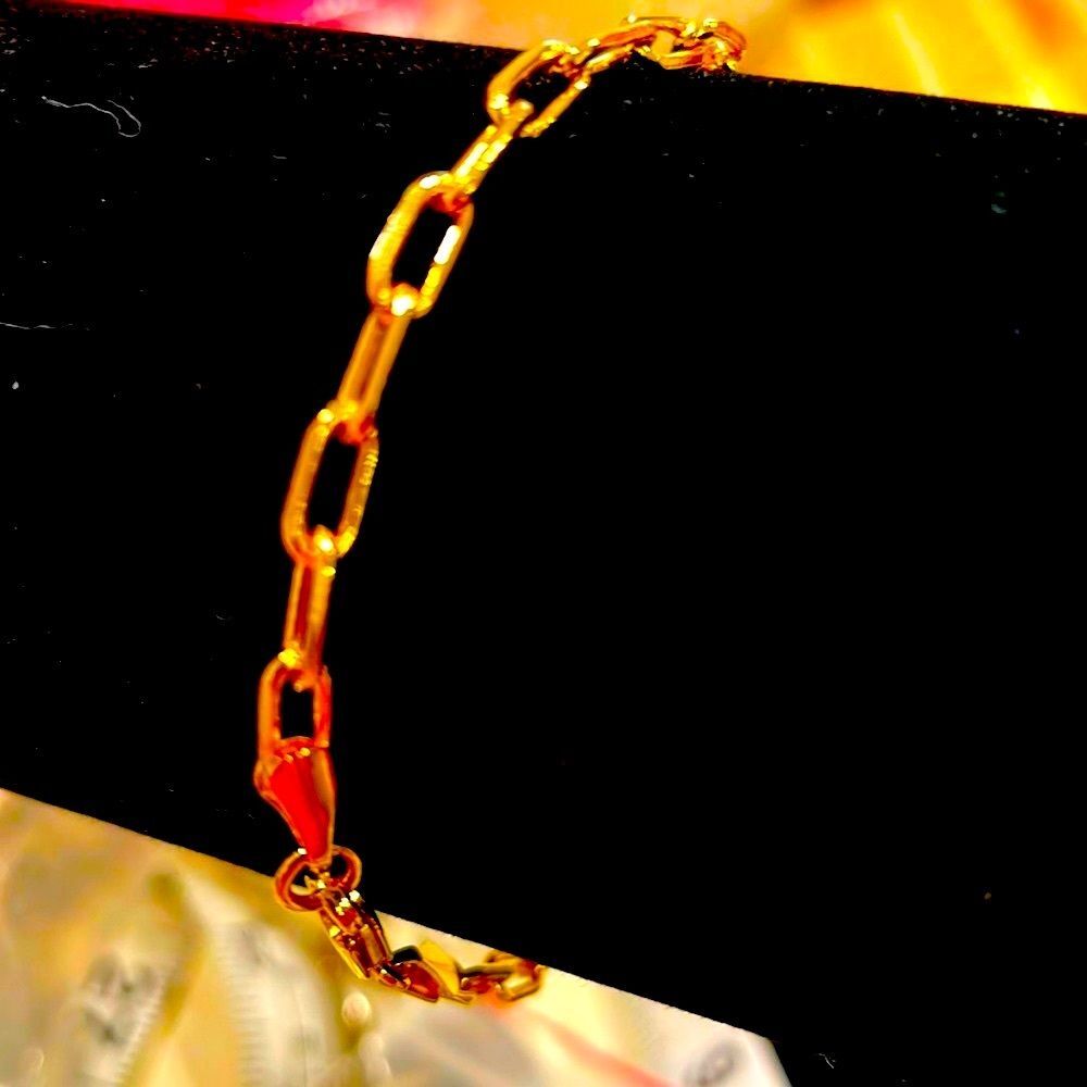 Gold plated sterling silver, tiny hoop’s bracelet by Nordstrom